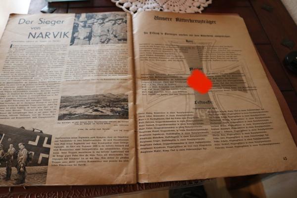 Zeitschrift Kampf um Norwegen - Erinnerungsblatt Feldzug 1940